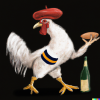 DALL·E 2023-03-17 23.28.38 - realistic art of a french cockerel playing rugby with cheese, win...png